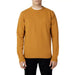 Mustard yellow knit sweater with crew neck from Sergio Tacchini Men Knitwear collection