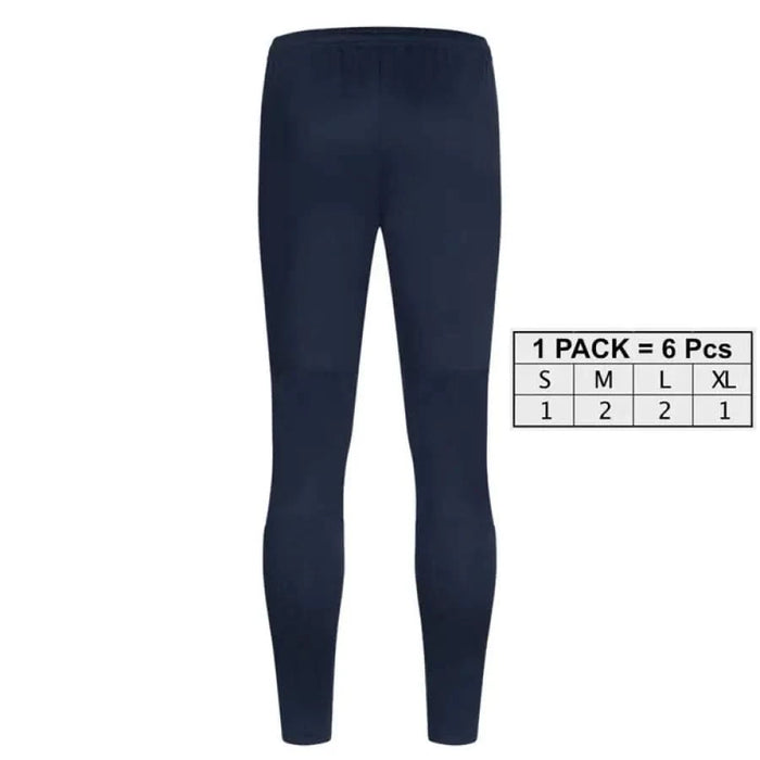 Navy blue athletic leggings Nike Men Trousers showcasing comfortable and stylish performance wear