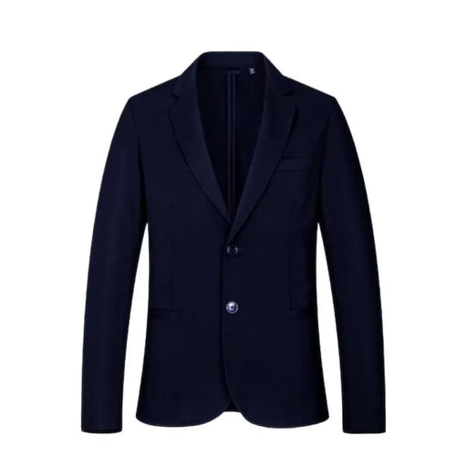 Navy blue two-button blazer from Armani Exchange for men, stylish and versatile