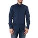 Navy blue long-sleeve button-up dress shirt, Antony Morato - Antony Morato Men Shirt