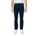 Navy blue chino pants paired with white sneakers - Tommy Hilfiger Jeans Men Trousers