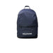 Navy blue Tommy Hilfiger backpack featuring a front zippered pocket for men’s fashion