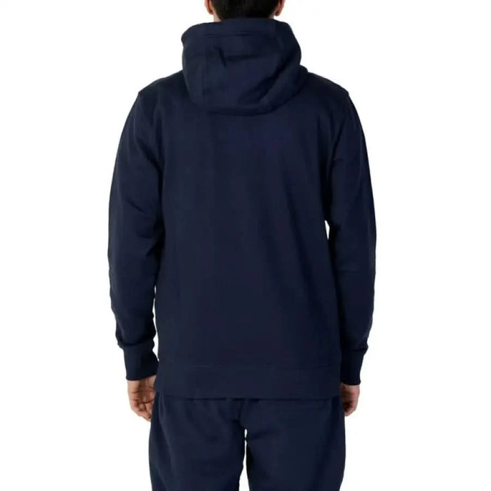 Navy blue hooded sweatshirt back view Tommy Hilfiger Jeans Men Sweatshirts collection