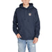 Navy blue hooded sweatshirt with crest logo Tommy Hilfiger Men Sweatshirts