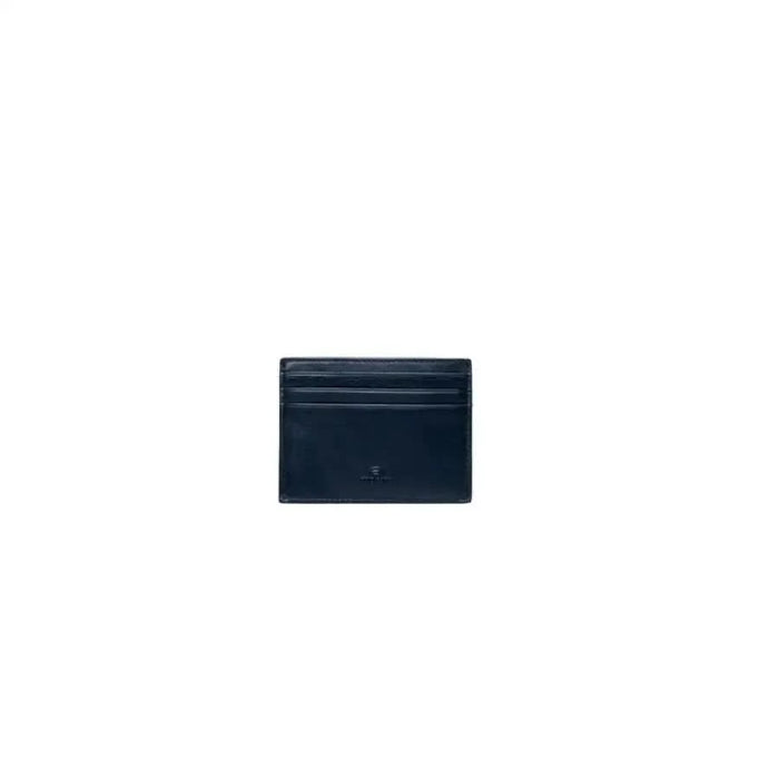 Navy blue leather card holder with multiple slots from Guess Men Wallet