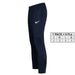 Navy Blue Nike Athletic Pants with White Swoosh Logo - Nike Men Trousers