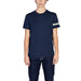 Navy blue Emporio Armani Men T-Shirt with subtle arm band detail