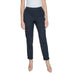 Navy blue tailored trousers with cuffed ankles by Vero Moda Women’s Trousers