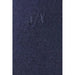 Navy blue textured fabric with subtle embroidered monogram in Armani Exchange Men Knitwear