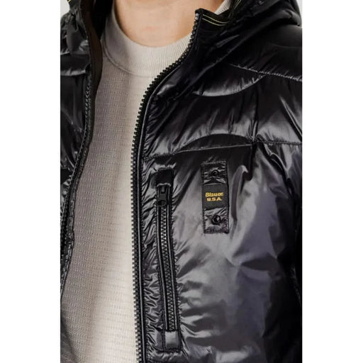 Blauer Blauer Men Jacket featuring a North Face down jacket for outdoor warmth.