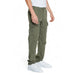 Jack & Jones Men Trousers: Olive green cargo pants with side pockets, white sneakers