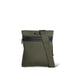 Olive green Calvin Klein crossbody bag featuring a black zipper pocket for added style