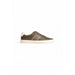 Olive green Boss Men Sneakers with white accents and cream-colored sole