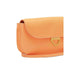 Orange leather clutch purse with gold-toned clasp from Coccinelle Women Bag collection