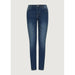 Armani Exchange Women Jeans - Blue Denim Straight Leg Cut