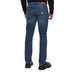 Back view of Guess Men Jeans showcasing a stylish pair of blue denim jeans