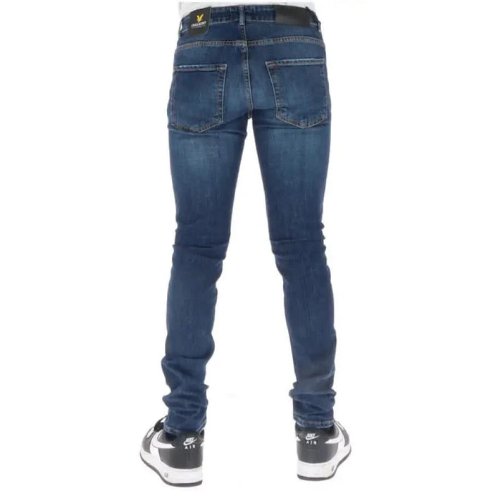 Pair of blue slim fit denim jeans from Lyle & Scott Men Jeans collection