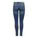 Pair of blue skinny jeans from the back in Only Women Jeans collection