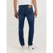 Dark blue denim jeans from Replay displayed from the back view for men