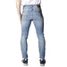 Light blue denim jeans displayed from the back by Tommy Hilfiger for men