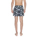 Patterned swim shorts with gray and white butterfly design - Emporio Armani Underwear Men