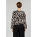 Jacqueline De Yong women blouse for spring summer, top in black and white