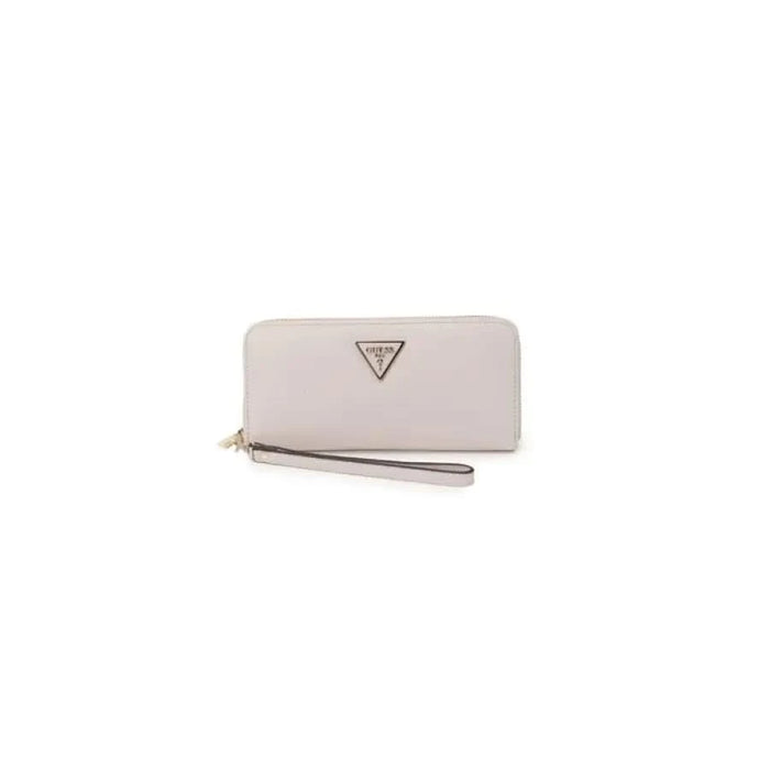 Grey Guess women wallet showcasing urban city style fashion