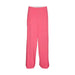 Pink wide-leg trousers with a high waistband from Vero Moda - Vero Moda Women Trousers