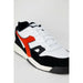 Diadora men sneakers in white and red showcasing urban city style fashion