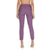 Purple cropped slim fit dress pants by Sandro Ferrone for women