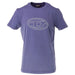 Purple Diesel Men T-Shirt with white oval logo on the front