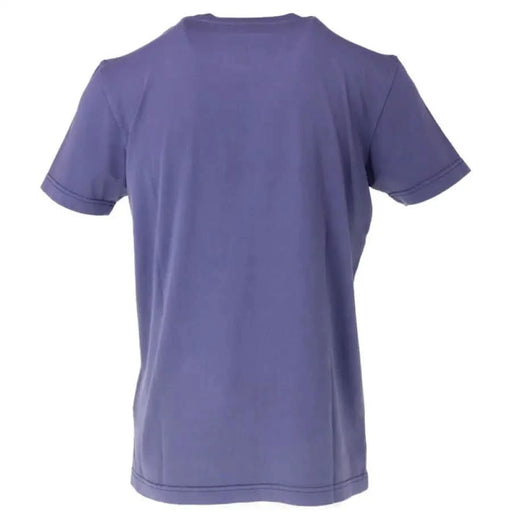 Diesel Men T-Shirt - Purple short-sleeved t-shirt suitable for casual wear