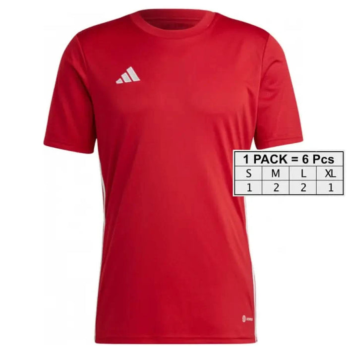 Red Adidas sports t-shirt with short sleeves and crew neck - Adidas Men T-Shirt