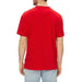 Red crew neck t-shirt from the back for Tommy Hilfiger Jeans Men T-Shirt