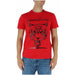 Plein Sport - Men T-Shirt - red / S - Clothing T-shirts