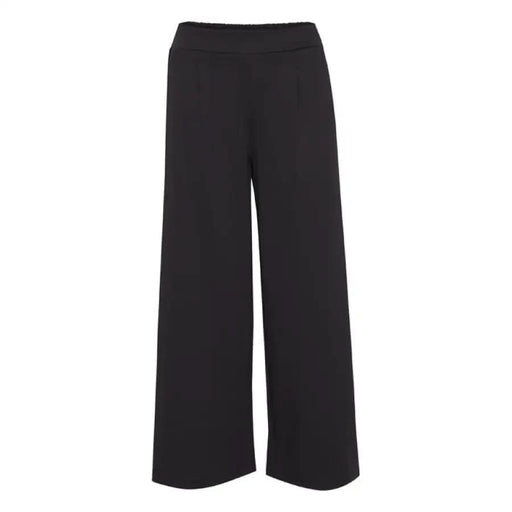 Ichi Ichi women wearing stylish wide leg trousers in product showcase