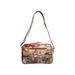 Shoulder bag featuring a vibrant cityscape print by Y Not? Women Bag