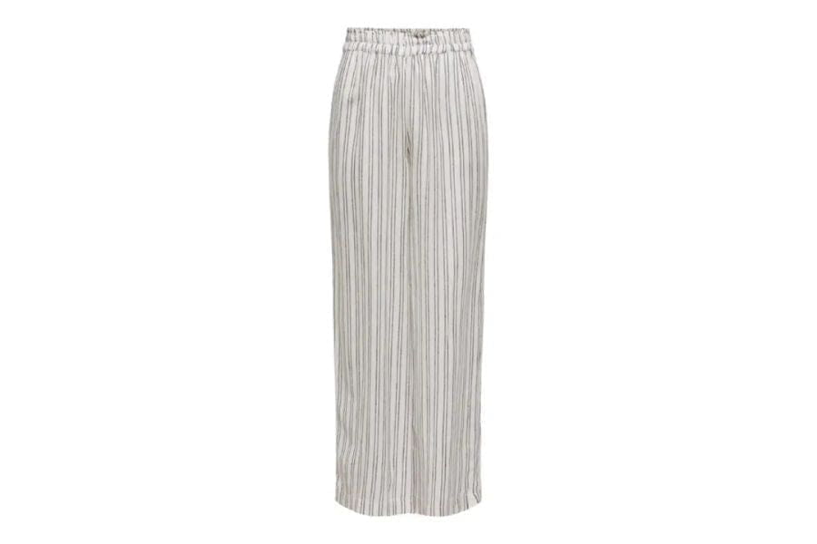 Silver pleated wide-leg palazzo pants with high waist, ideal holiday outfit for stylish apparel.