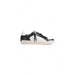 Stylish Crime London Men Sneakers featuring black and white color blocking design