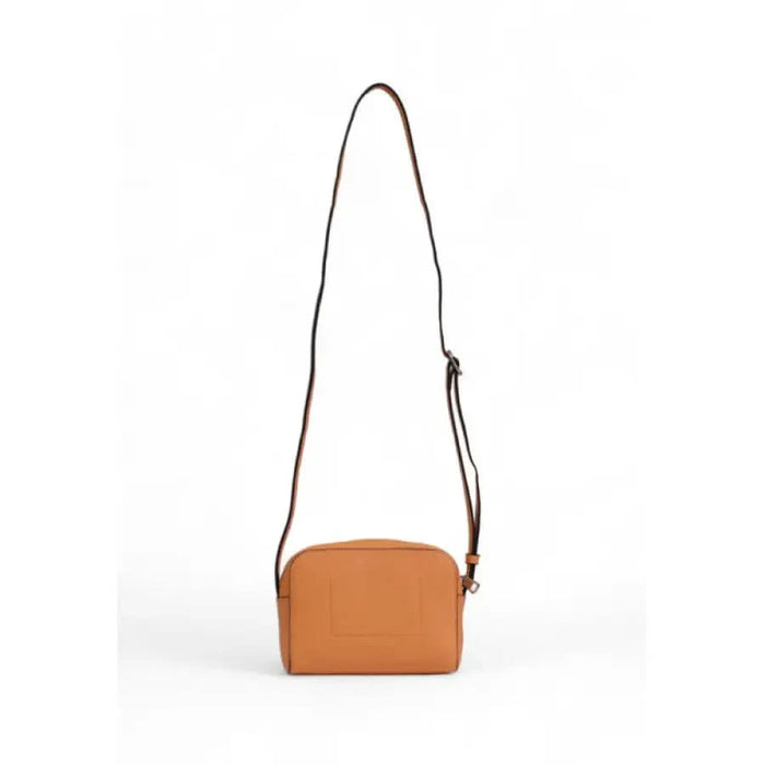 Tan leather crossbody bag with a long strap from Calvin Klein Women Bag collection