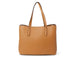 Tan leather tote bag with two handles from Guess Women Bag collection