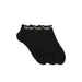 Emporio Armani Underwear black ankle socks for men with EMPORIO branding on the cuffs