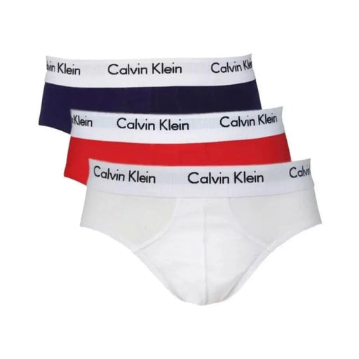 Calvin Klein Men’s Briefs in Navy Blue, Red, and White Colors - Calvin Klein Underwear