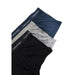 Three pairs of Calvin Klein men’s underwear in black, gray, and navy blue colors