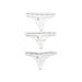 Calvin Klein Women Underwear - White Thong Set, Stylish and Comfortable