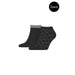 Calvin Klein Men Underwear featuring two pairs of black ankle socks with CK logo pattern