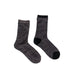 Two pairs of dark gray textured wool socks from Only Women Underwear collection