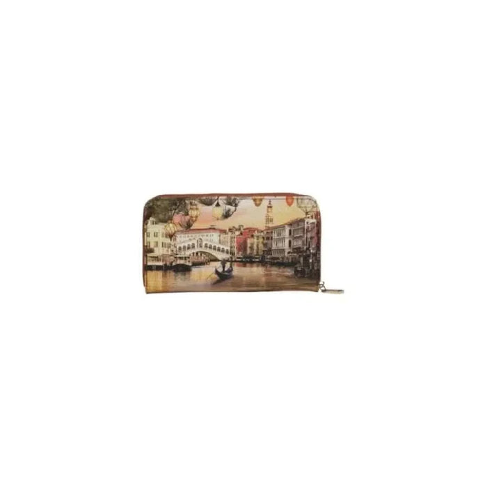 Wallet or clutch purse with scenic Venetian canal print from Y Not? Women Wallet