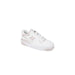 White New Balance Women Sneakers with Pale Pink Accents