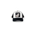 Goorin Bros Men Cap: White and black hat with black and white dog design